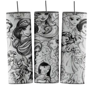 Disney Princess Sketch tumblr 20oz